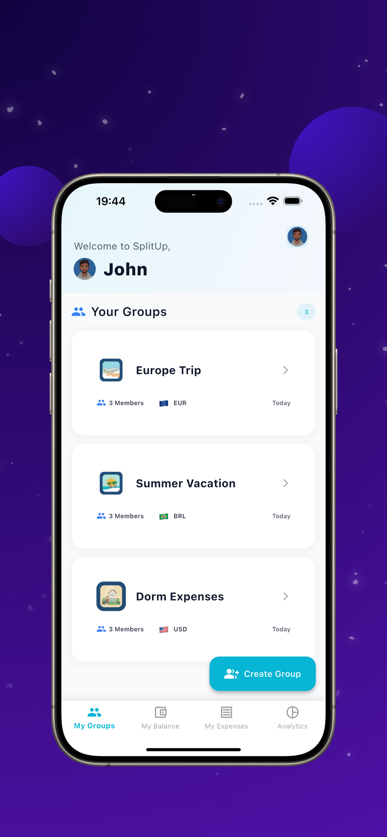 SplitUp Screenshot 1